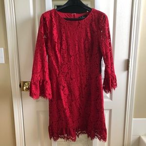 Lulus Red Lace Dress